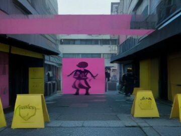 Comic-Illustration: Protest vor Fast-Fashion-Pop-up in Berlin