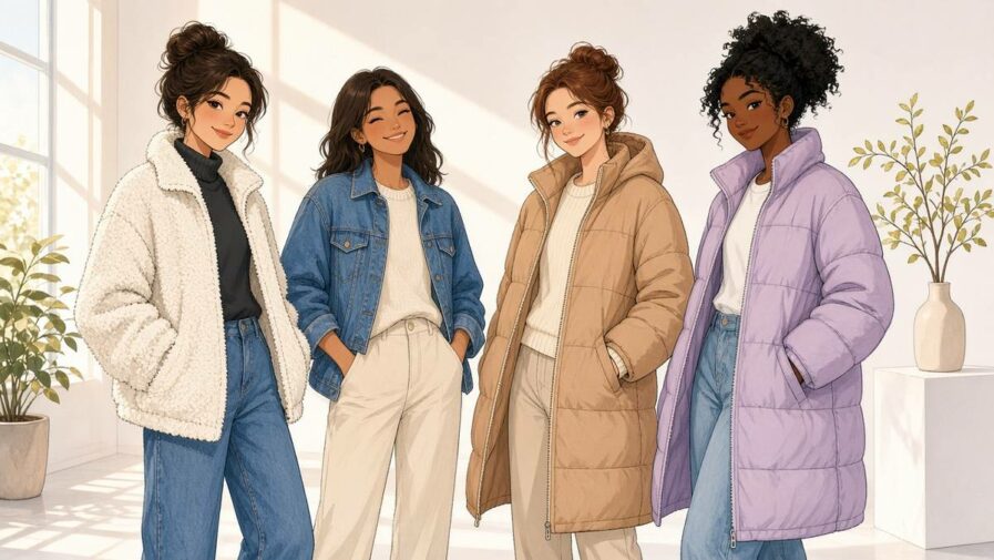Calvin Klein Outerwear Herbst 2026: Fleece, Denim und Puffer im Minimal-Look Calvin Klein Outerwear Herbst 2026: Fleece, Denim und Puffer im Minimal-Look